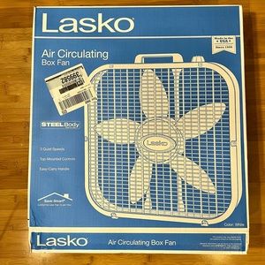 Lasko | Other | Lasko Air Circulating Box Fan White And Gray Size 2h X20w  X4d | Poshmark